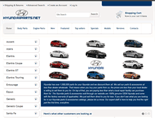 Tablet Screenshot of hyundaiparts.net